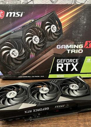 Видеокарта rtx 3090 24gb msi gaming x trio gddr6x б/у