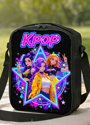 Сумка ланчбокс кейпоп мисливці на демонів kpop demon hunters