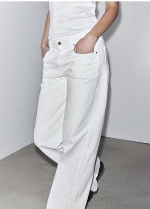 Білі джинси zara жіночі 40 розмір