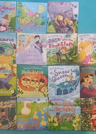 Набір дитячих книжок англійською first stories and rhymes  для першачків (20 книжок в картинках) від відомого британського видавництва miles kelly.