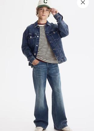 Класичний джинсовий 100% бавовна жакет піджак бренд h&m