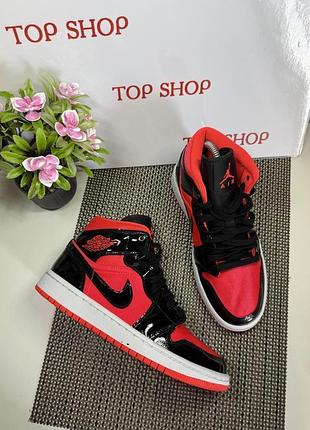 Кроссовки оригинальные jordan 1 mid nike air jordan