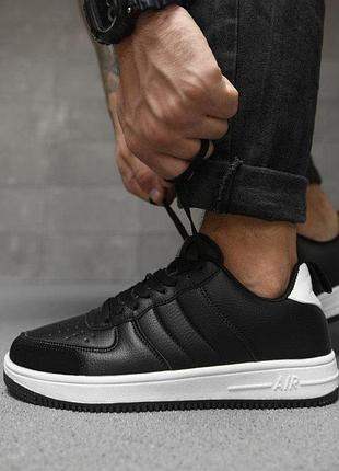 Чоловічі кросівки force black/white нв 700-1 нп4923