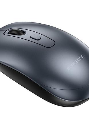 Миша бездротова borofone bg13 winner 2.4g black / metal gray