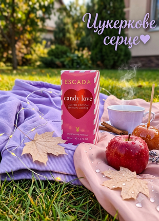 Candy love 40 мл - сладкий женский парфюм, стойкий люксовая парфюмированная вода, гурманский шлейфовый аромат с карамельным яблоком