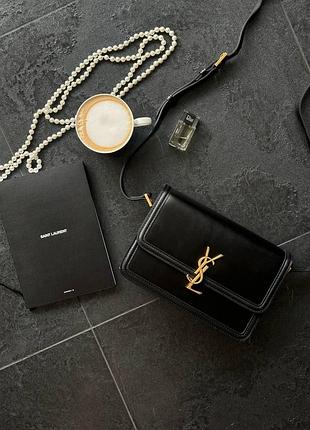 Saint laurent large solferino black/gold(оригинальная коробка) 22 x 17 x 9