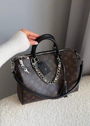 Louis vuitton speedy soft 30 dark monogram 31 х 24 х 18