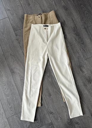 Брюки молочні zara розмір с