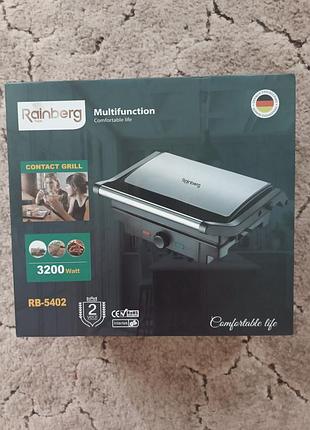 Контактний гриль rainberg rb-5402, 3200w.