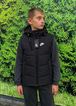 Дитяча осіння жилетка nike на хлопців,розміри 134,140,146,152,158