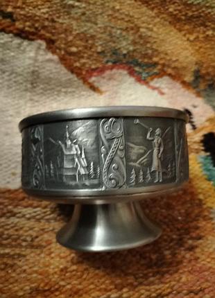 Vintage 1960 s scandinavian modern  kyrre norsk tinn