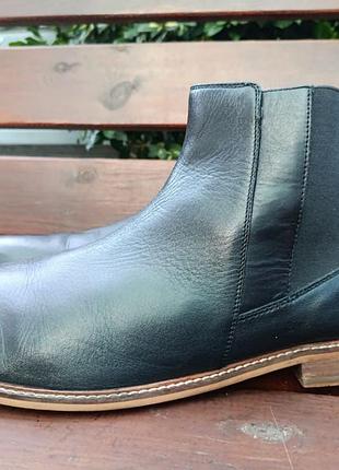 Мужские кожаные ботинки челси американского бренда thomas & vine (серия tru comfort foam).