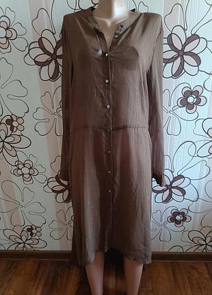 Нова коричнева прозора сукня 2xl-3xl з етикеткою