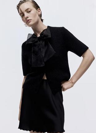 Нова кофтинка h&m 🤍 xs розмір ! стильний бант