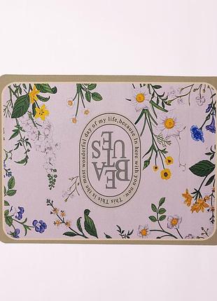 Коврик диатомитовый для сушки посуды beauties 40*30 см yiwu hp-42-193
