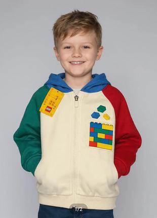Толстовка з капюшоном на хлопчика 1,5-2, 2-3 роки lego primark