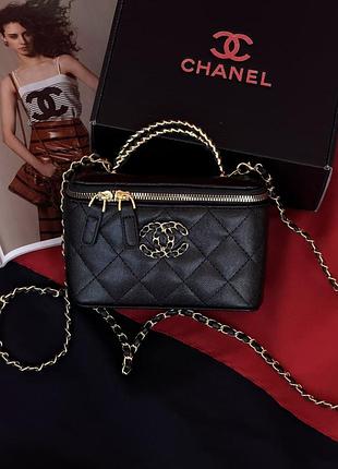 Брендовая женская сумочка шанель кожаная городская сумка кросс боди chanel для женщины сумка мини через плечо для девушки