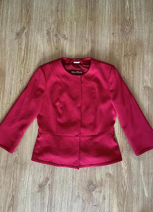 Жіночий піджак max mara червоний розмір s