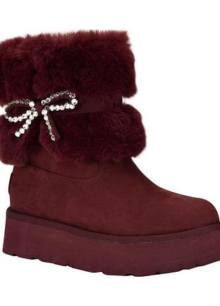 Жіночі чоботи guess зі штучним хутром