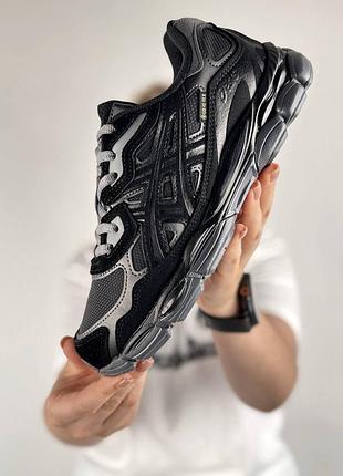 Жіночі кросівки asics gel-nyc w gtx black grey