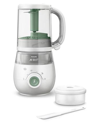 Блендер-пароварка philips avent 4в1 scf885/01