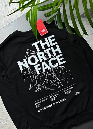 Світшот чоловічий the north face mountains чорний