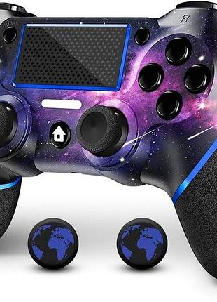 Геймпад бездротовий контролер acegamer для ps4, ігровий контролер tefelan, сумісний з ps4/pro/slim/pc, з кнопкою