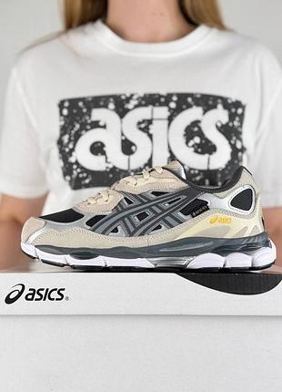Жіночі кросівки asics gel-nyc w gtx beige black