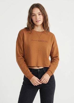 1+1=3! укорочений світшот батнік реглан primark