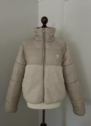 Куртка пуфер бренд adidas