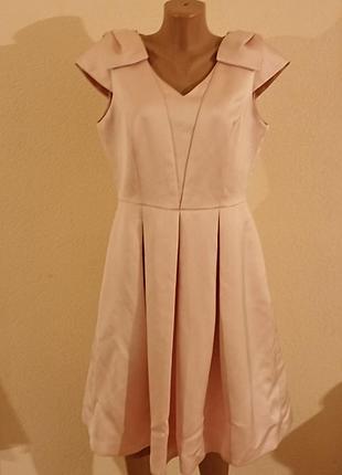 Платье праздничное" ted baker" бежево розовое