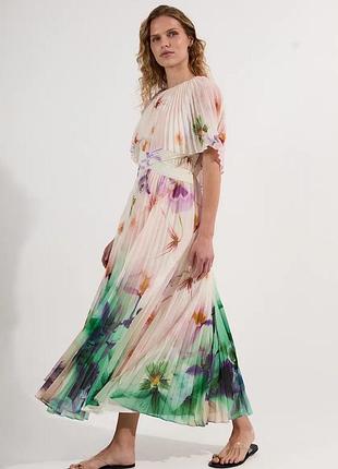 Платье миди плиссе karen millen