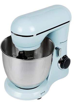 Кухонна машина gkm0025bl, 1300-1500 вт, 10 швидкостей, блакитна (grunhelm)