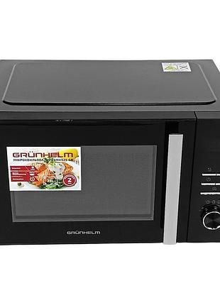 Микроволновая печь - 25mx925-gb (черная) 25л, 900 вт, электрик. (grunhelm)