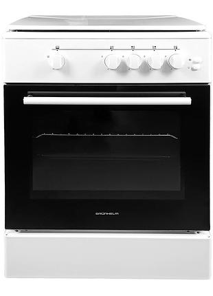 Плита газовая 60см - g4fm6611w, белая (grunhelm)