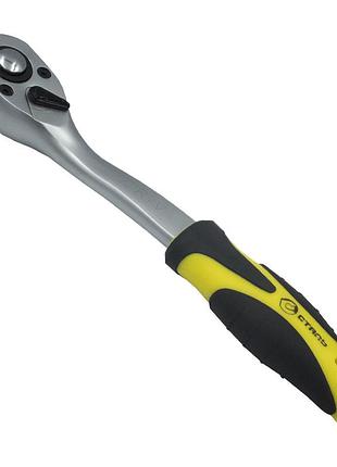 (70137) ключ-трещотка 1/2" 72 зуба profi с подвеской new сталь