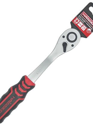 (70230) ручка-тріскачка 1/2" 72 зубці з підвіскою haisser