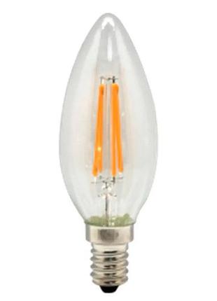 Лампа led - filament c37-canf-lb0440-e14 (work's)