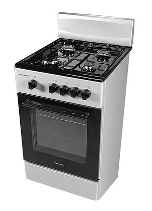 Плита газова 50см - g4f5600g, сiра (grunhelm)