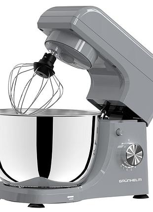 Кухонна машина gkm0019g, 1300-1500 вт, 8 швидкостей, сірий (grunhelm)