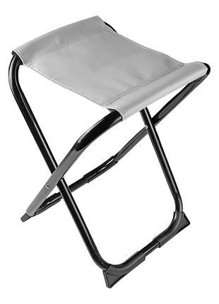 Стул раскладной (табурет) 28,5x26x39 см пвх серый fs-39 (x-treme)