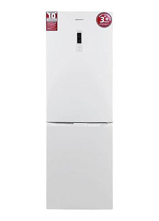 Холодильник - brh-n185d60w (no frost, нижня мороз., дисплей, 185см, білий) (grunhelm)