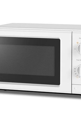 Микроволновая печь - 20mx715-w (белая) 20л, 700 вт, мех. (grunhelm)