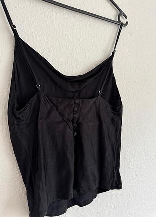 Aтласний  топ  zara , атласна майка zara