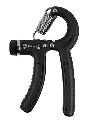 Эспандер кистевой с регулировкой xt 5 - 60 кг черный (x-treme)
