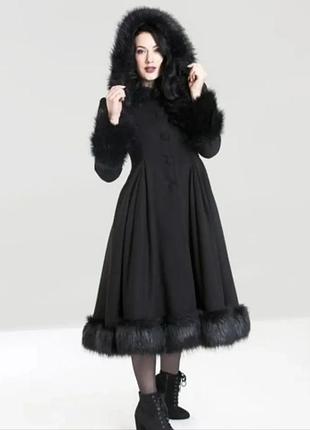 Готчное пальто hell bunny elvira