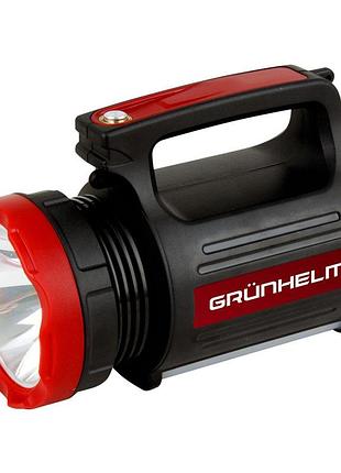 Фонарь led, аккум, ручной - gr-1902 (1w+22led, 2х2200mah) (grunhelm)
