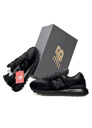 Мужские кроссовки new balance 574 classic лоскут/миньон