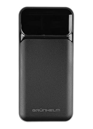 Power bank, портативная батарея 20.000 mah, черный - gp-20bqc (grunhelm)