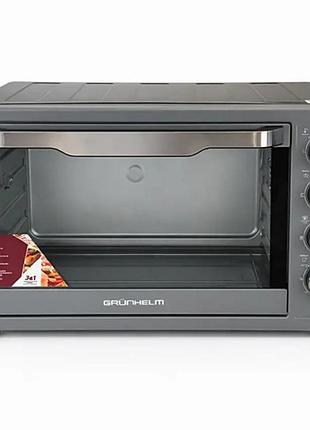 Піч електрична - gn70dсrlm (сірий) 70л, 2200 вт (grunhelm)